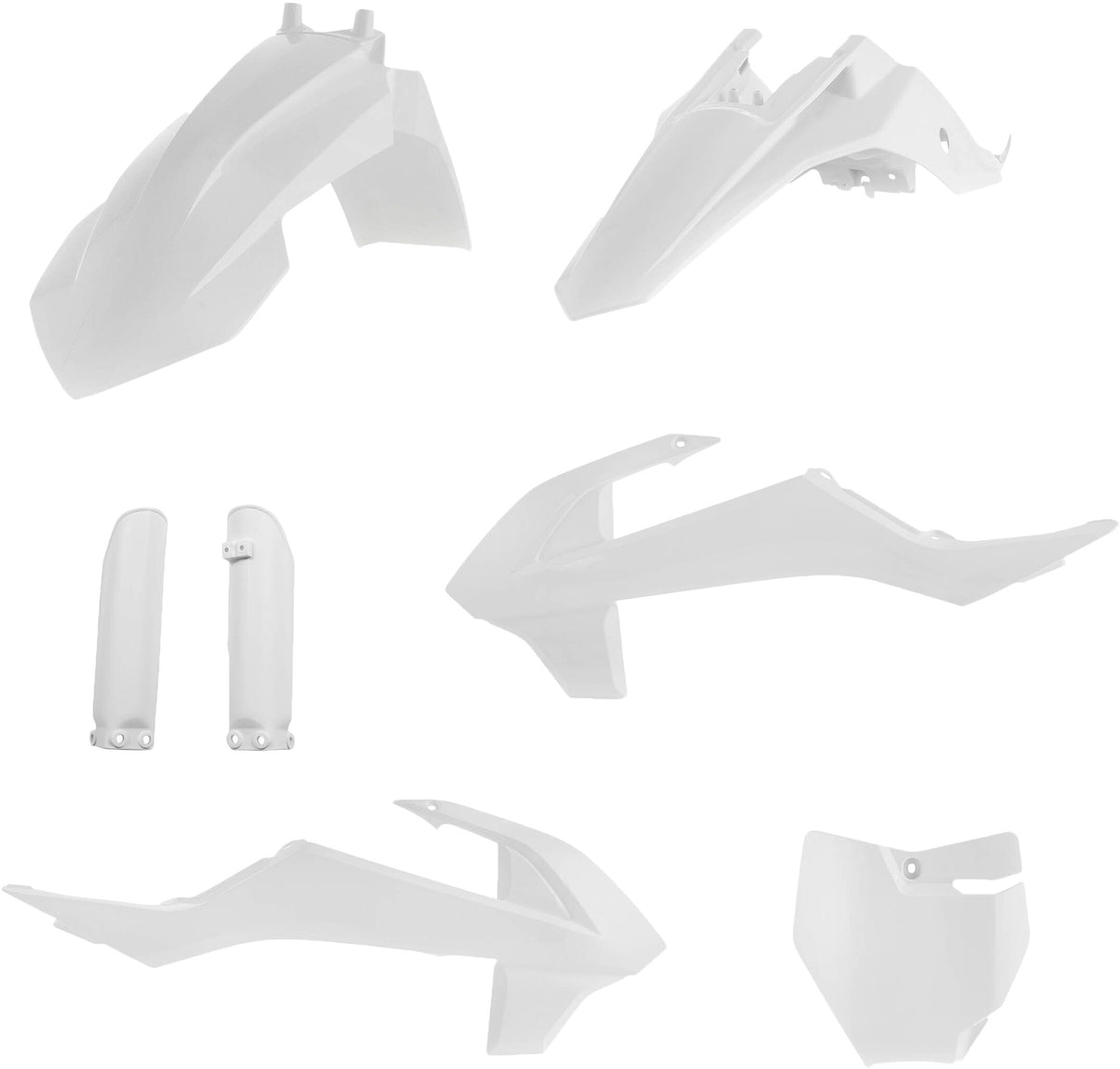 Acerbis Full Plastic Kit White