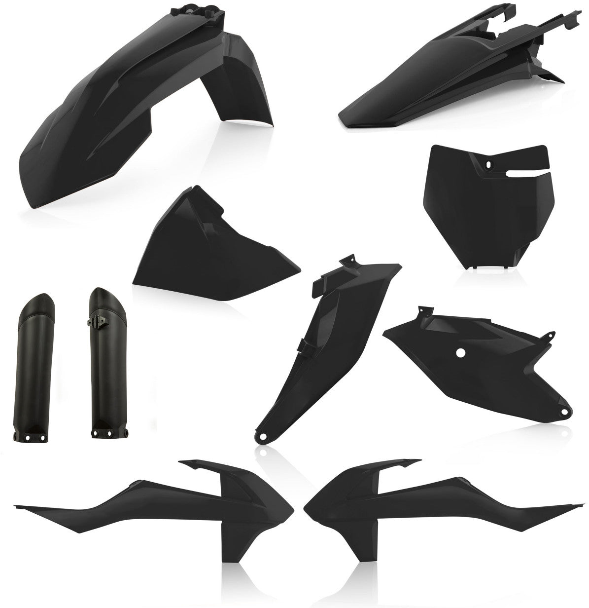 Acerbis Full Plastic Kit Black