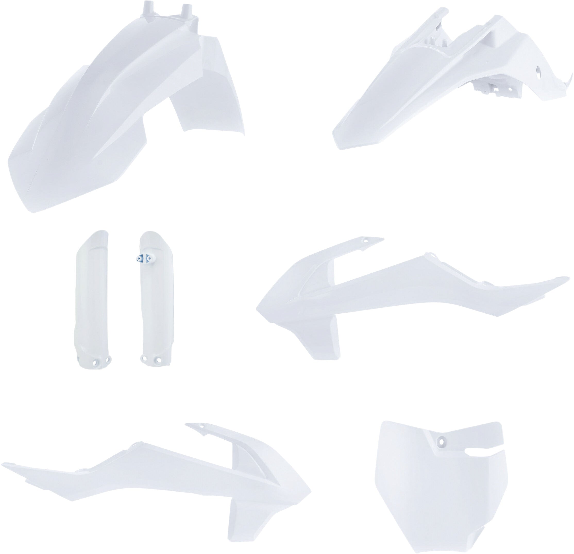 Acerbis Full Plastic Kit White